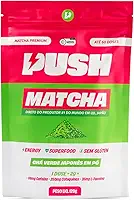 Push Matcha - 15 doses [30g] | Pó de Chá Verde Matcha Premium | Foco, Antioxidante e Energia Prolongada | café com leite, smoothie, receita | Colheita Japonesa