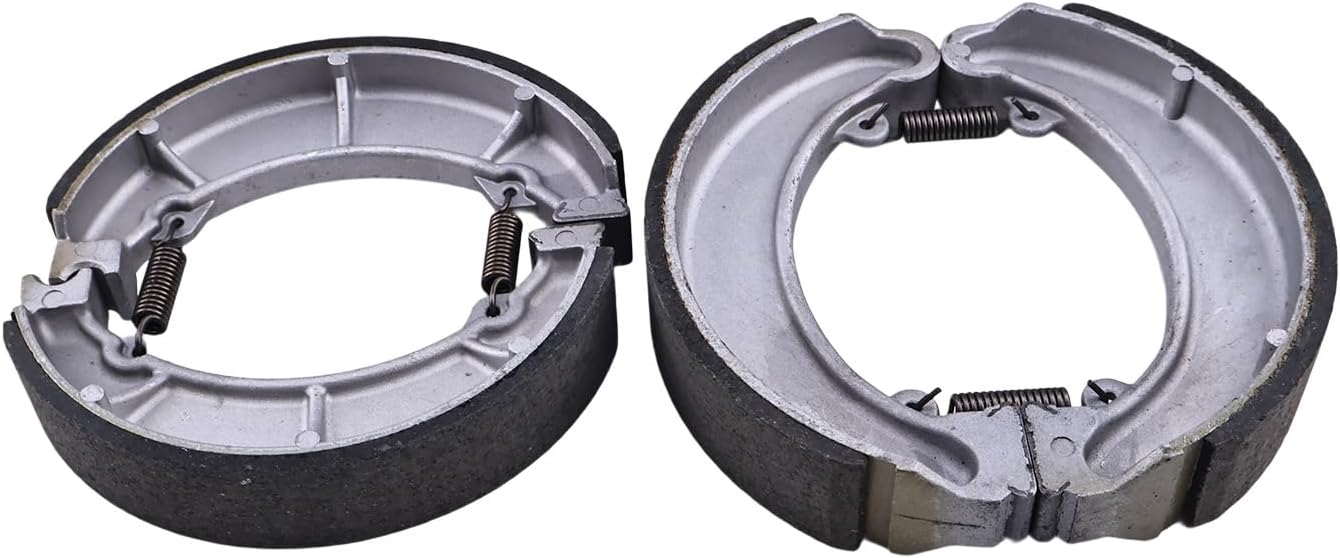 4Pcs/2Set Front & Rear Brake Shoes 06430-HM5-A80 06430-HF7-A30 Compatible with Honda ATC250ES Big Red 250 ATC250SX 1985-1987