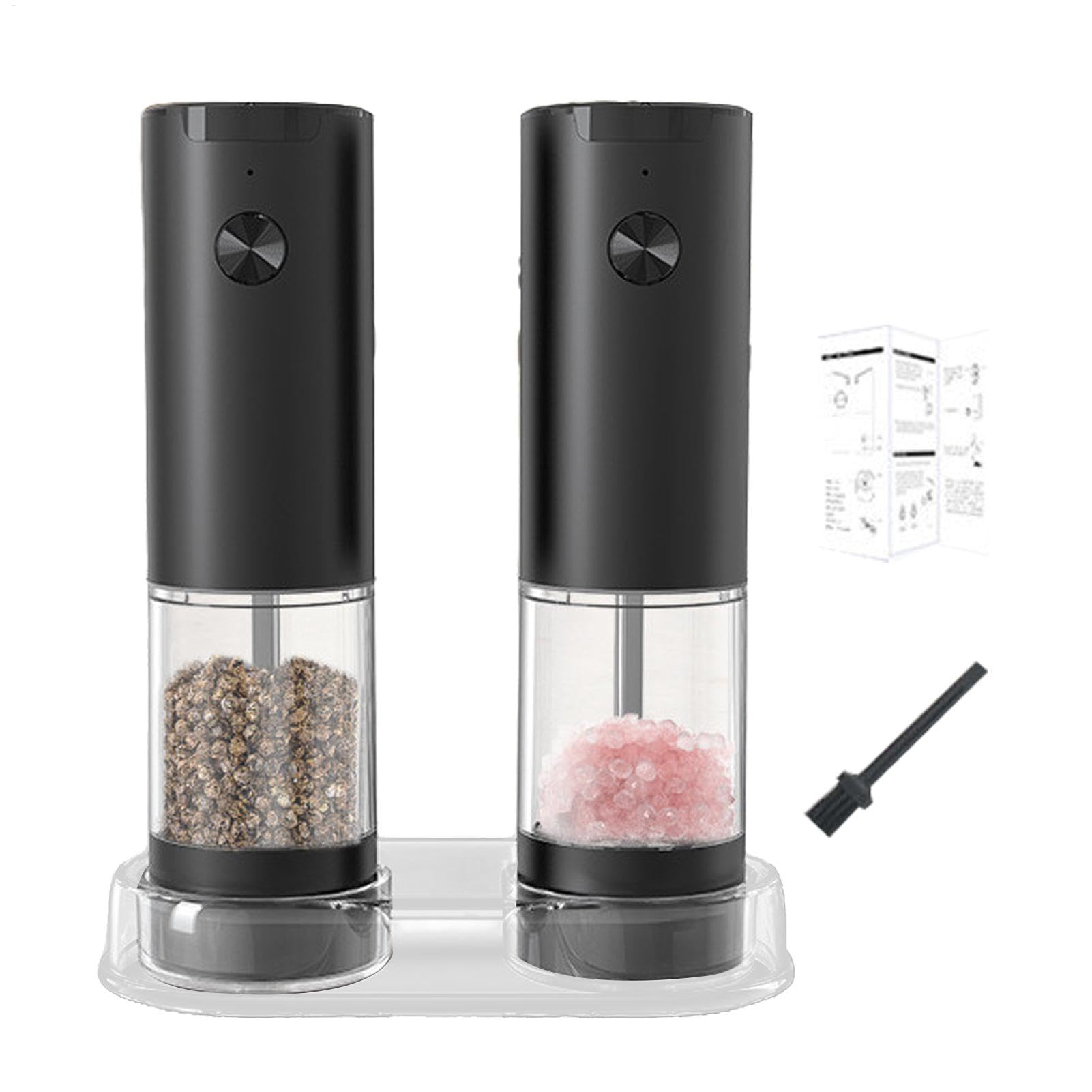 Moulin à poivre rechargeable en céramique avec mouture réglable précise