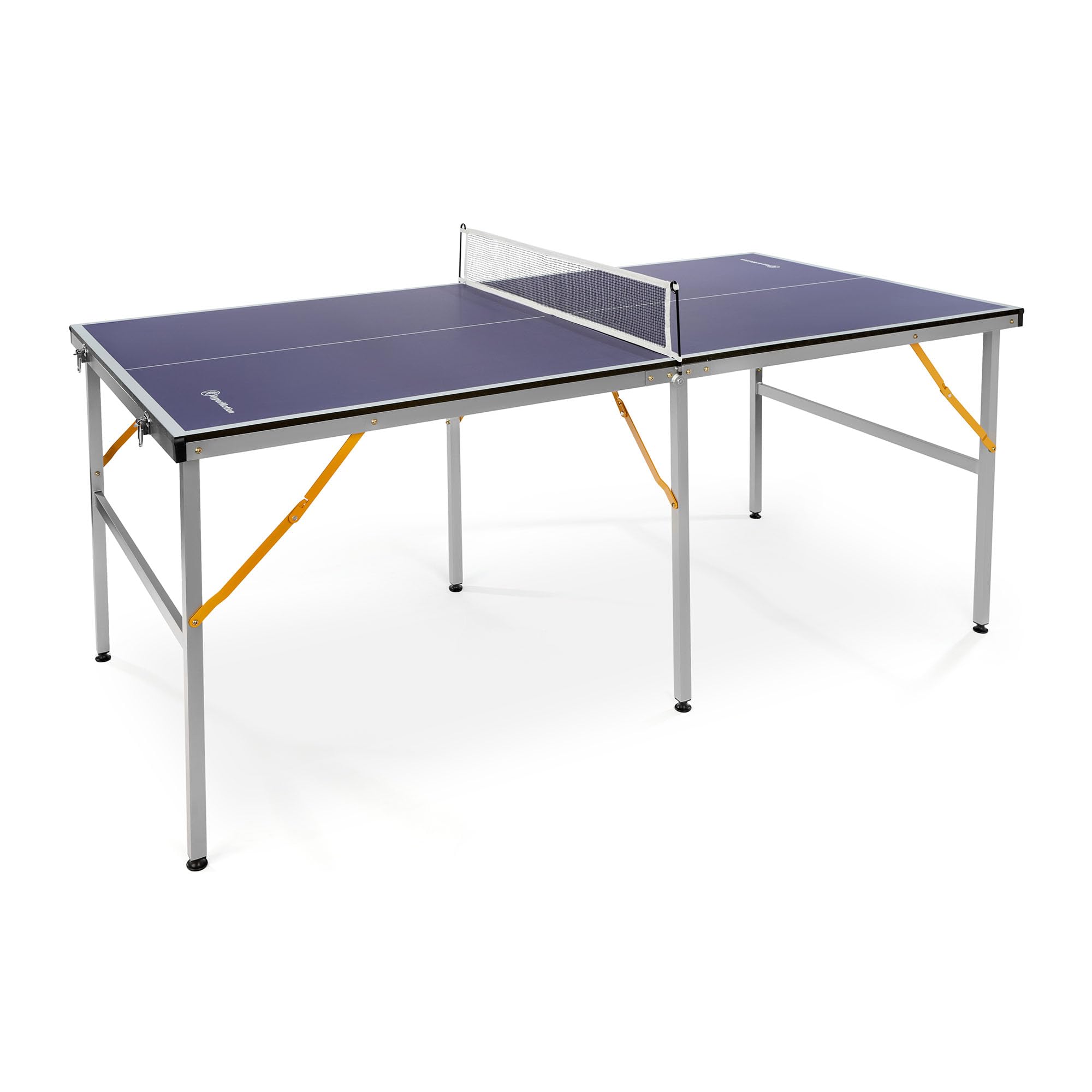 HyperMotion HYP32 Table de Ping Pong Pliante pour Enfants et Adultes, Modèle Compact d’Intérieur avec Filet, Raquettes et Balles, Facile à Transporter