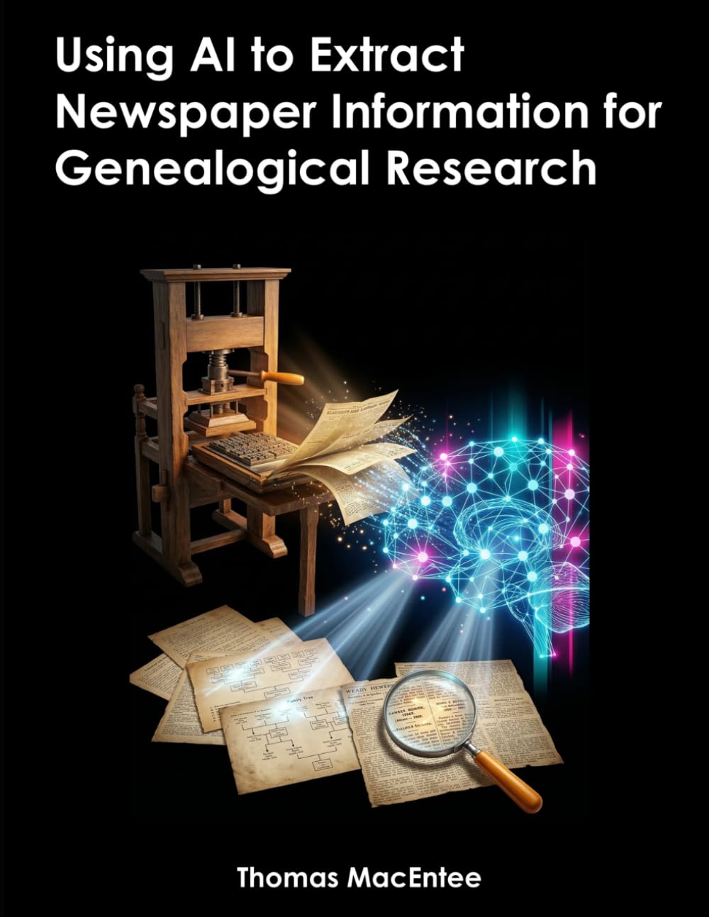 Using AI to Extract Newspaper Information for Genealogical Research