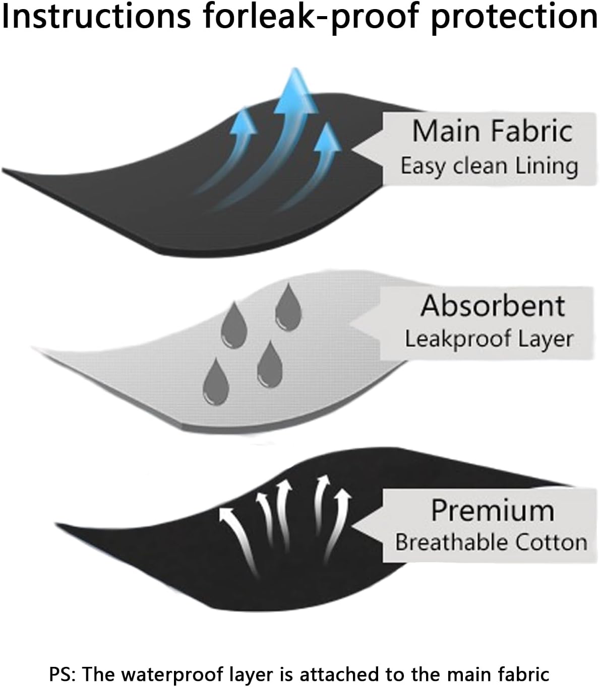 Demifill Teens Cotton Briefs Underwear Girls Period Underwear Soft Panties For Teens - Image 4