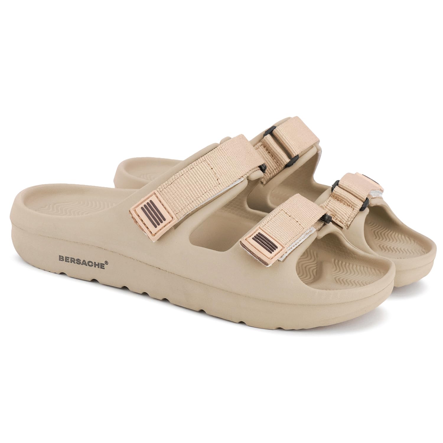 bersache Extra Soft Classic Casual Chappal with Regular wear with Ultra Soft & Technology for Men's Clogss for Men'sClogss for Men'sBeige-picture-34