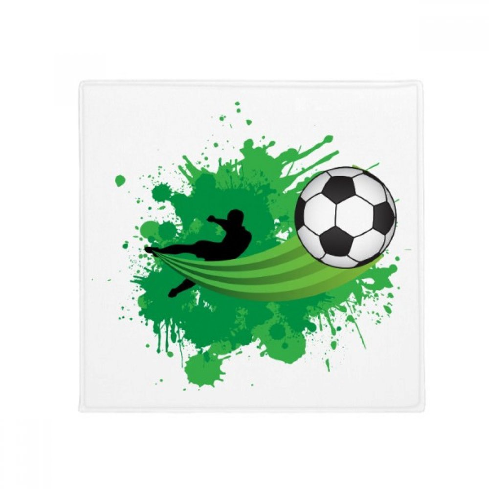 Tapis antidérapant football 50x50cm pour sol de salle de bain et cuisine