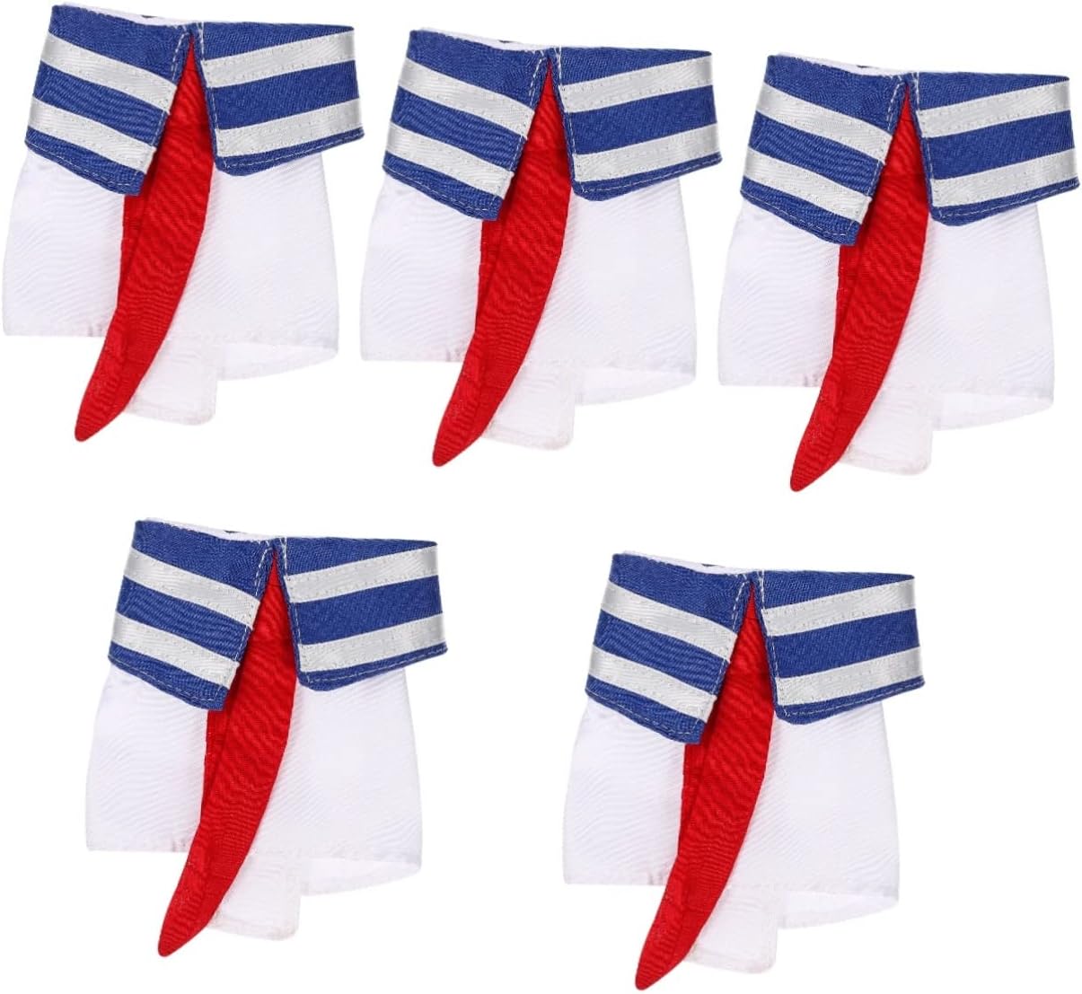 POPETPOP 5 Uds Navidad M Cálida Fiesta Novedad Diseño Camisa Cómodo Vuelo Animales Aniversario Flexible Vacaciones Traje Encantador Loro Prop Pájaro Ropa Ornamento Tela para