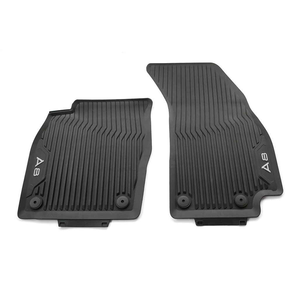 Audi 4N1061501041 All-Weather Front Floor Mats, Black