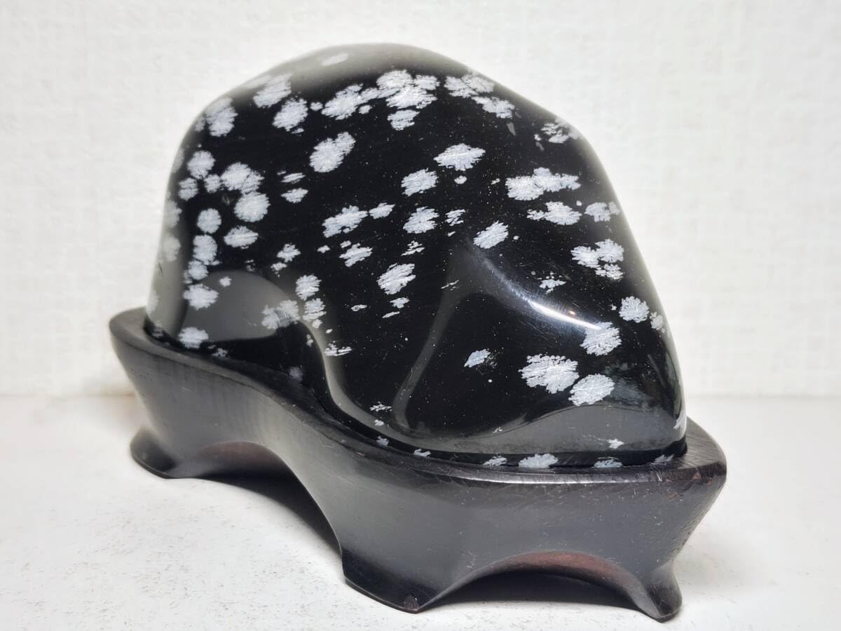 黒曜石　こくよう石(オブシディアン)原石　置き物 国産原石 オブシディアン(黒曜石) 原石 重さ45g-60g
