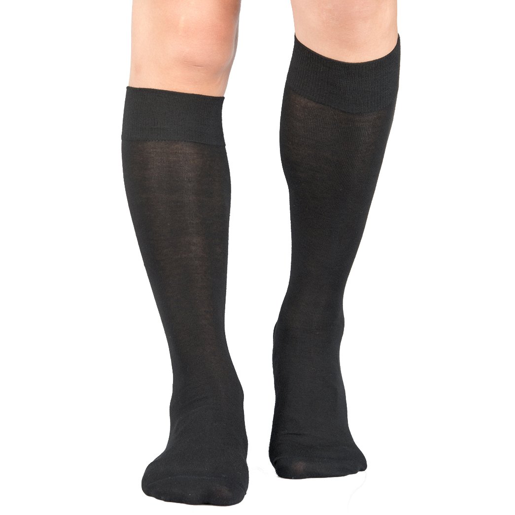 Y2Y23 Pairs Men's Knee-High Dress Socks