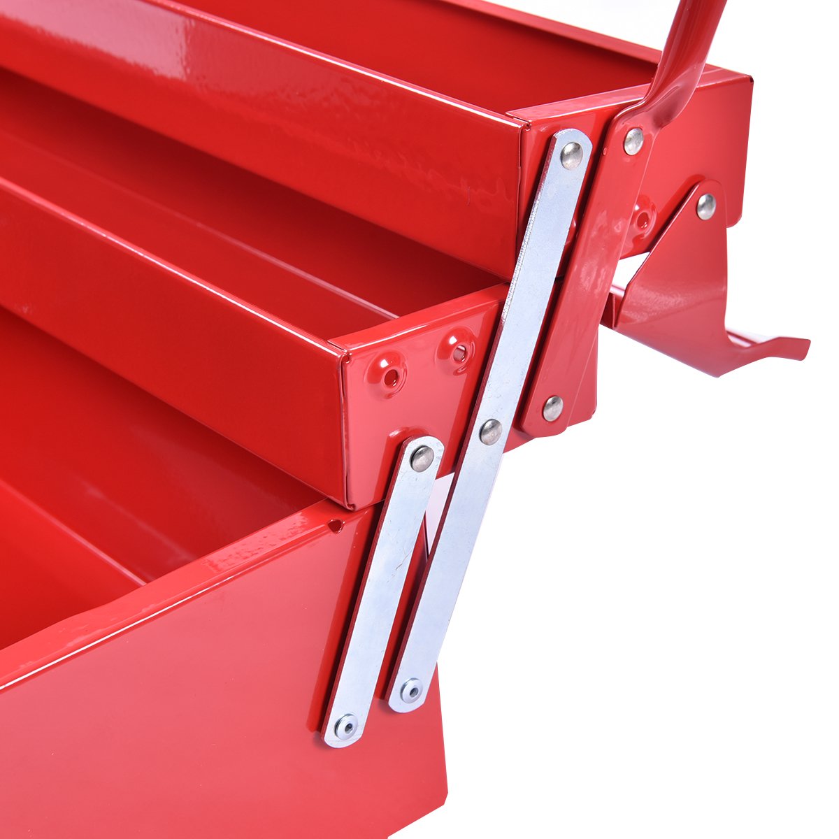 Buy Goplus 20Inch Portable 5Tray Cantilever Metal Tool Box Steel Tool