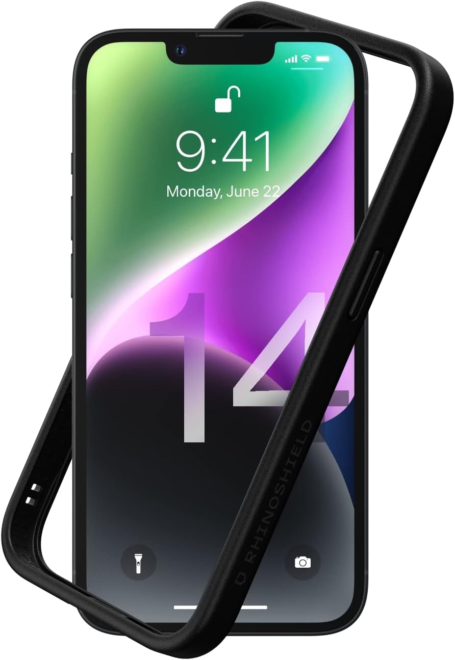 RHINOSHIELD Bumper Case Compatible with [iPhone 14] CrashGuard NX Shock Absorbent Slim