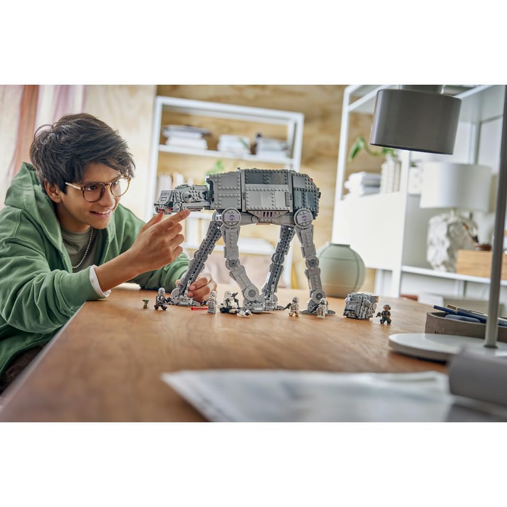 LEGO Star Wars AT-AT Resztek Imperium i INT-4 75454 | Maszyna krocząca, zabawka dla 10-latka, prezent Star Wars dla dzieci, model do ekspozycji, 1453 elementy