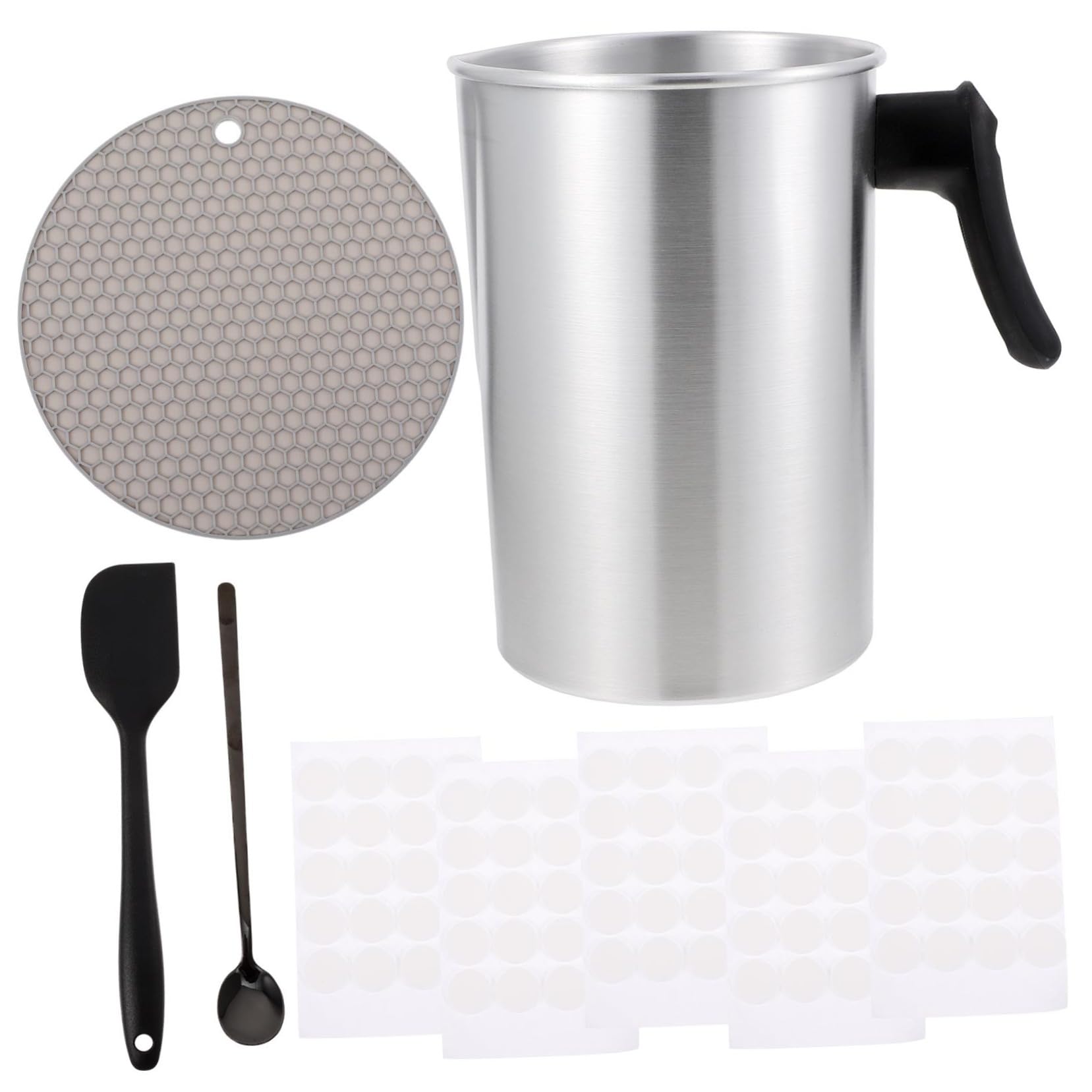 Kit de Fabrication de Bougies, Pot à Verser 3 L en Acier Inoxydable