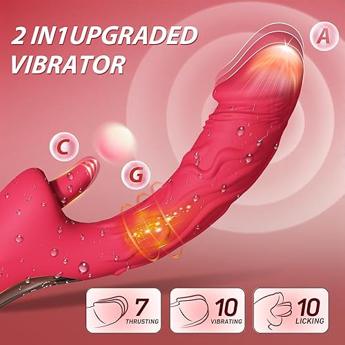 Miniatura 2 de MKBJ-L7 Upgraded Yoga Pleasure Adult Toys Women Massage Tools Pleasure Machine Woman Funny Gifts 10 Powerful Mode Massager Red
