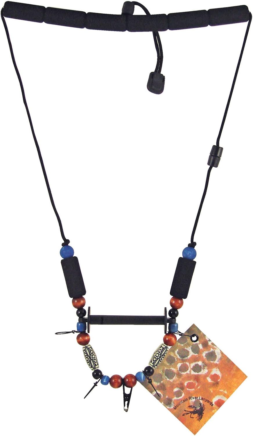 Mountain River Lanyards Angler Lanyard Fly Fishing Tool Holder with Chamois