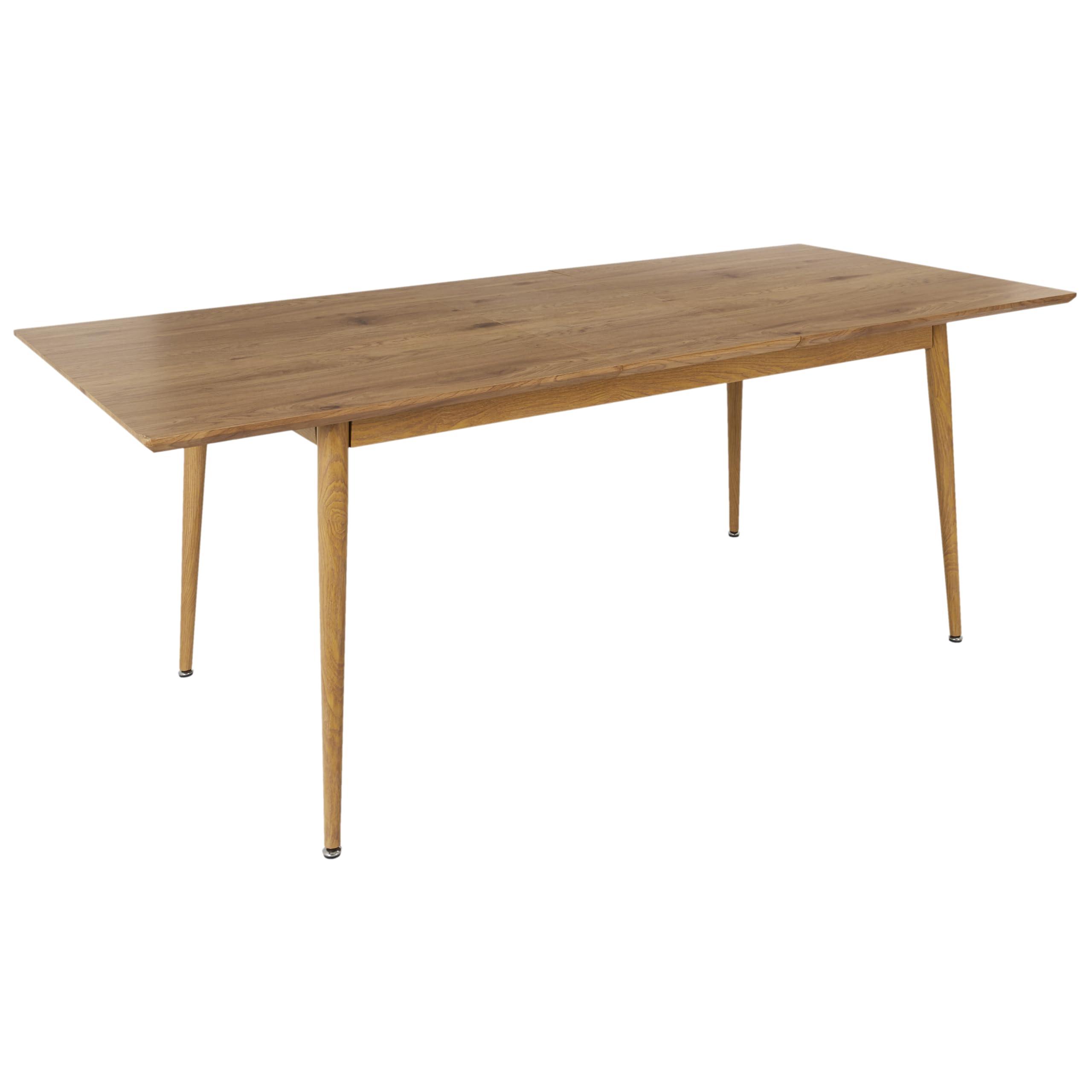 HOME DECO FACTORY Table Extensible Moderne 4 à 6 Personnes en Bois Marron