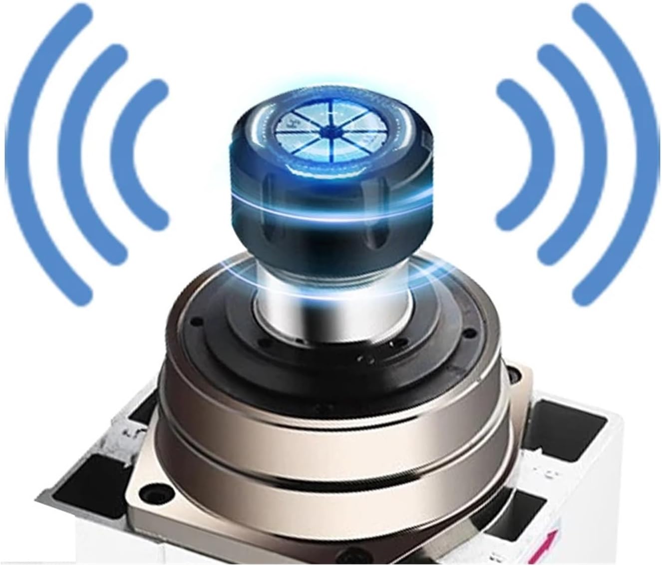 Air-Cooled Spindle Motor 7.5KW Spindle Motor Air Cooled 4 Bearings CNC 7500W Square Spindle with Flange 18000rpm ER32 for Router Machine(7.5KW 220V)