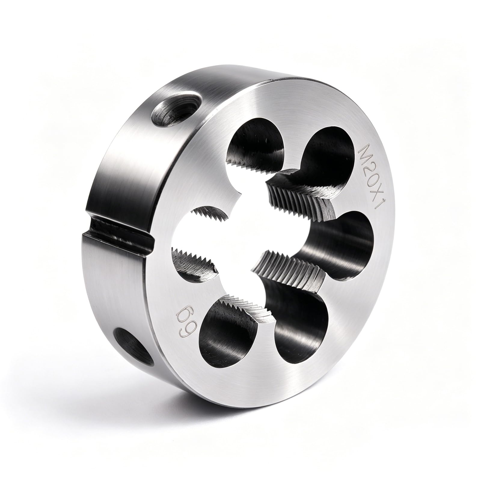 1pc M20 x 1.0 Metric Right Hand Thread Die, Alloy Steel Round Machine Threading Die for Metal Thread Cutting, 1.5mm Pitch (M20 x 1.0)