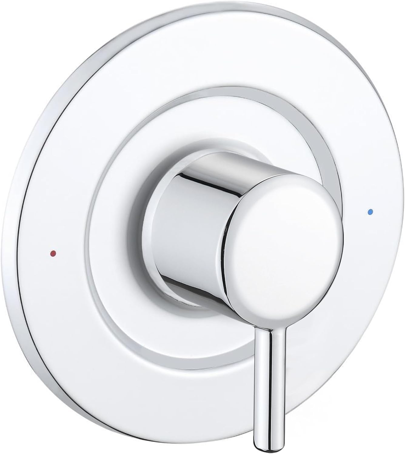 Shower Handle Replacement,Compatible with Moen T2901BN Gibson Posi-Temp Shower Valve Trim Kit,Circular (Chrome)