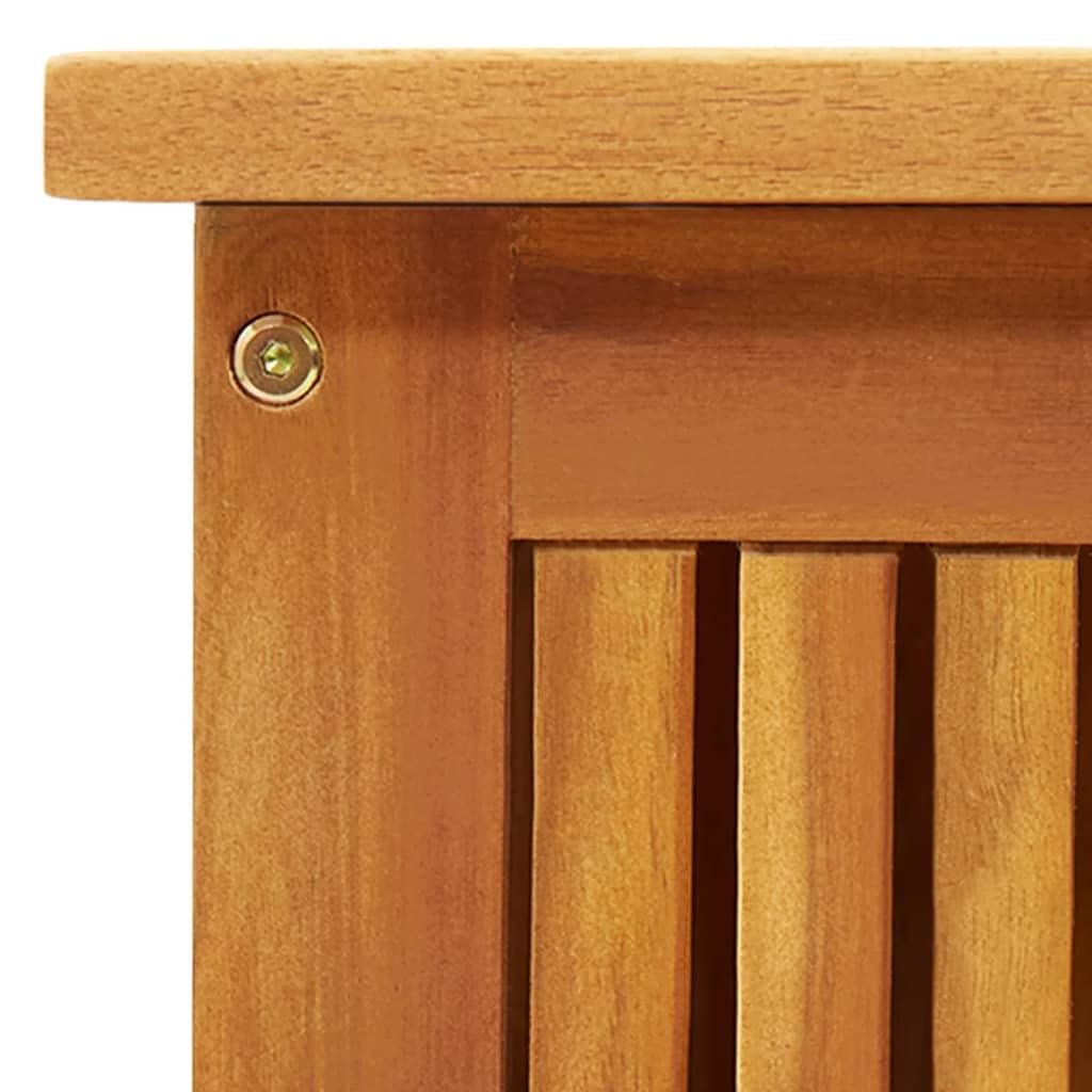 Cozynest Garten-Aufbewahrungsbox 113x50x58 cm Massivholz Akazie