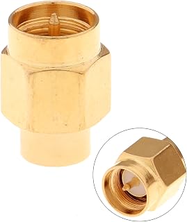 kekafu Straight Coaxial Adapters Gold-Plated 2W 6.0GHz 50ohm Male RF Coax Termination Dummy Load Connector Socket