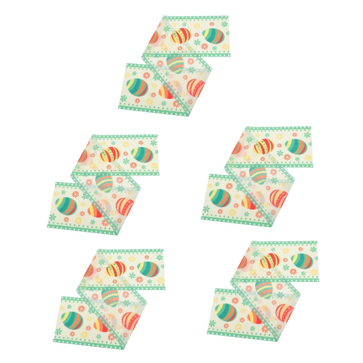 Chemin de table de Pâques Ciieeo nappe décoration table cuisine 5 pièces