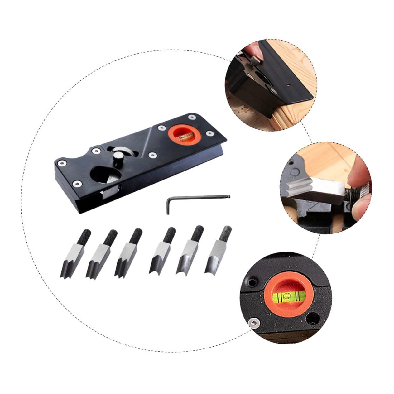 SHINEOFI Pialla Per Falegname Utensile Per Piallatura Smussata Per Lavorazione Del Legno Pialla Per Rifinitura Manuale Smussatrice Per Carpentieri