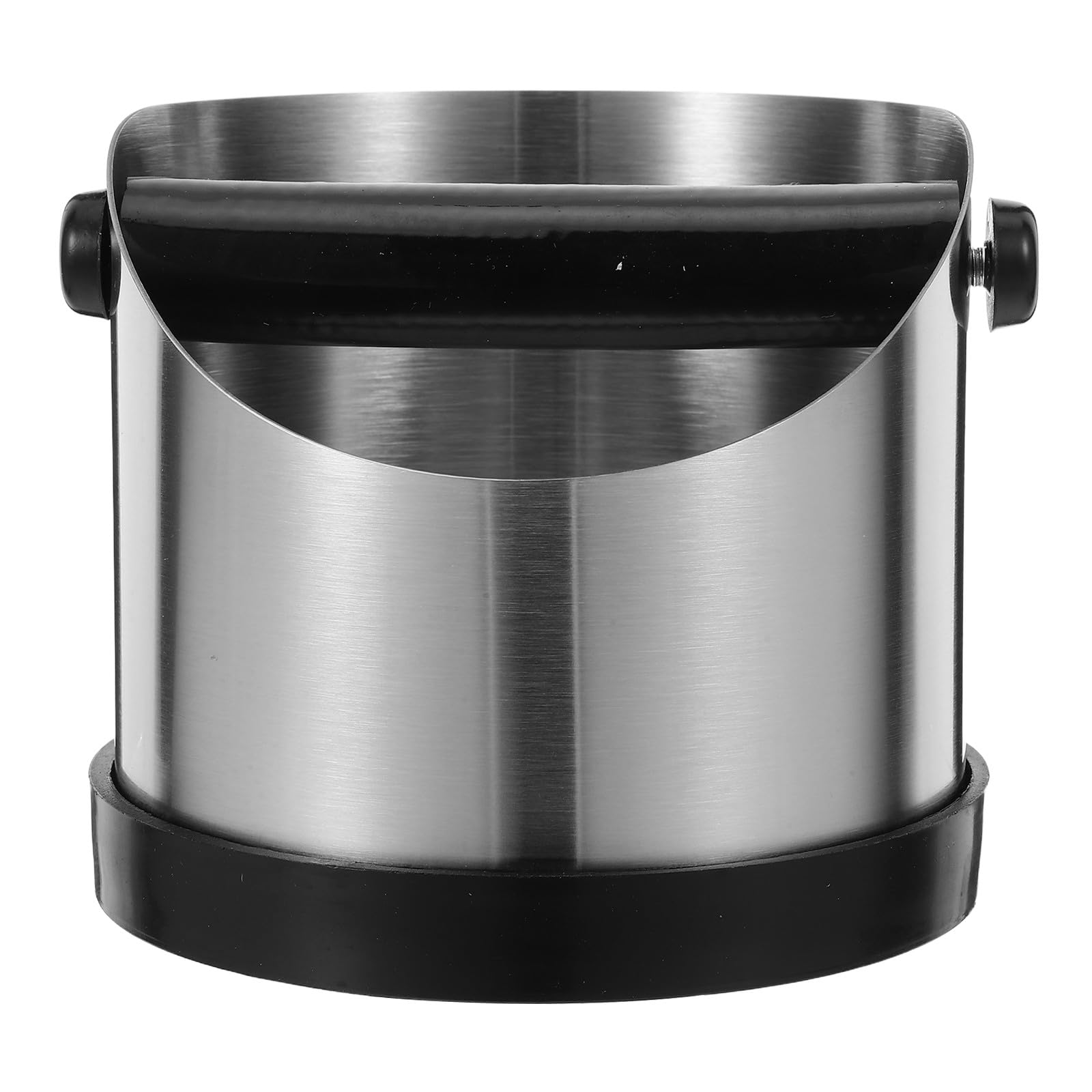 Pattumiera per caffè espresso in acciaio inox, contenitore per caffè macinato e secchio per il tè per il piano di lavoro, strumento essenziale per macchina per caffè espresso