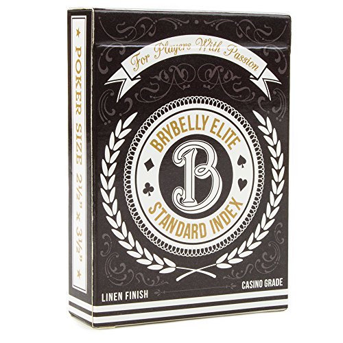 Preisvergleich Produktbild Brybelly Elite Medusa Back Casino-Quality Playing Cards, Black