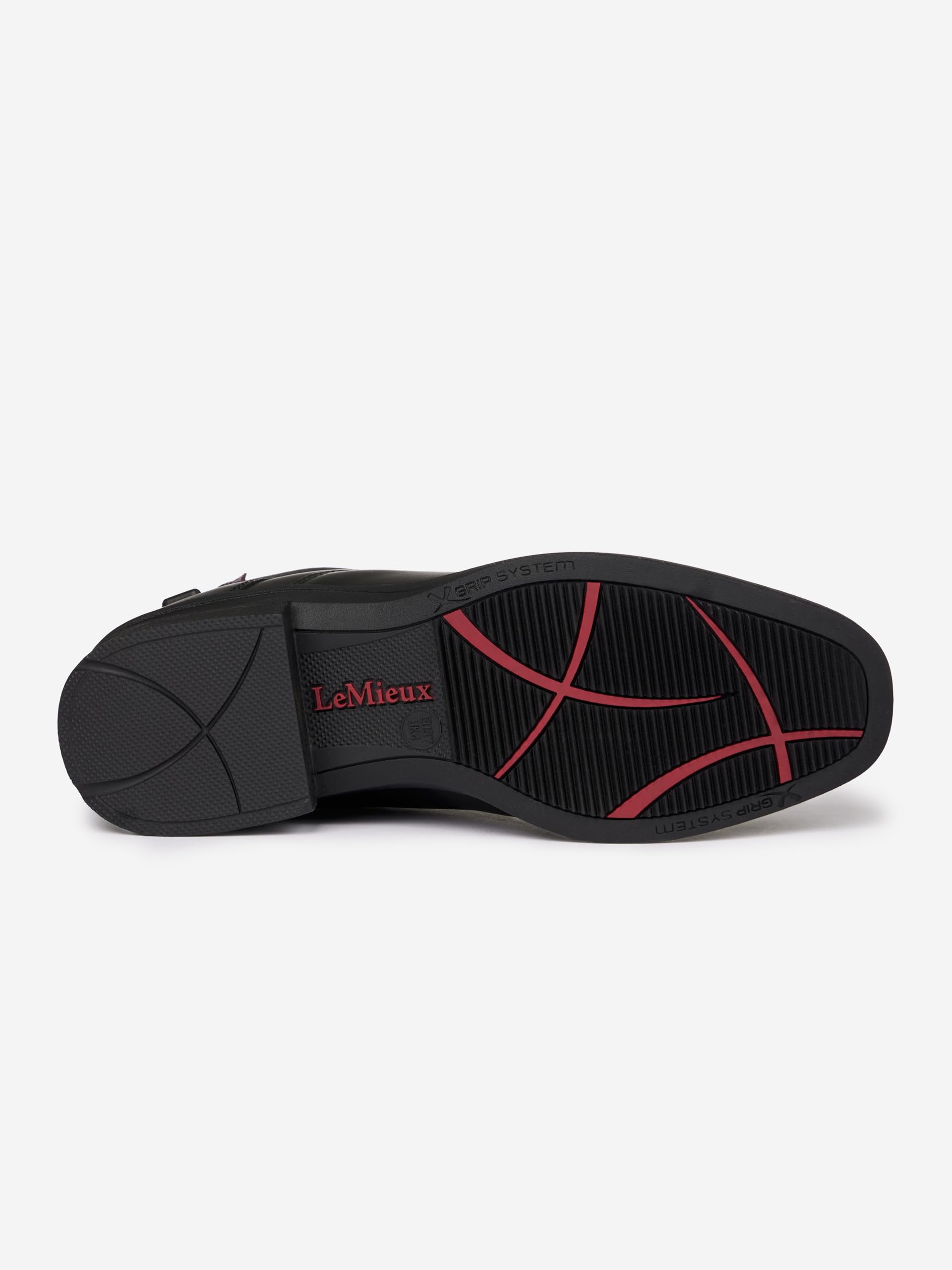 LeMieux Stivale da bambino in pelle con cerniera per bambini, colore: Nero