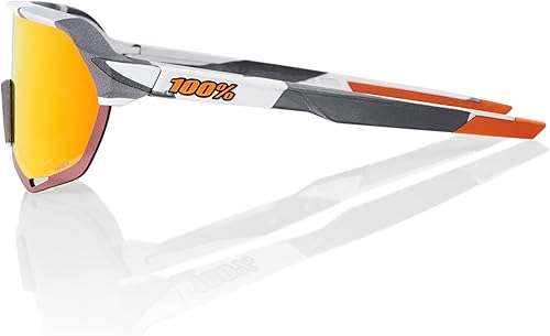 Miniatura 3 de 100% S2 Sport Performance - Gafas de sol para ciclismo (Soft Tact GREY CAMO - Lentes de espejo multicapa rojo HiPER