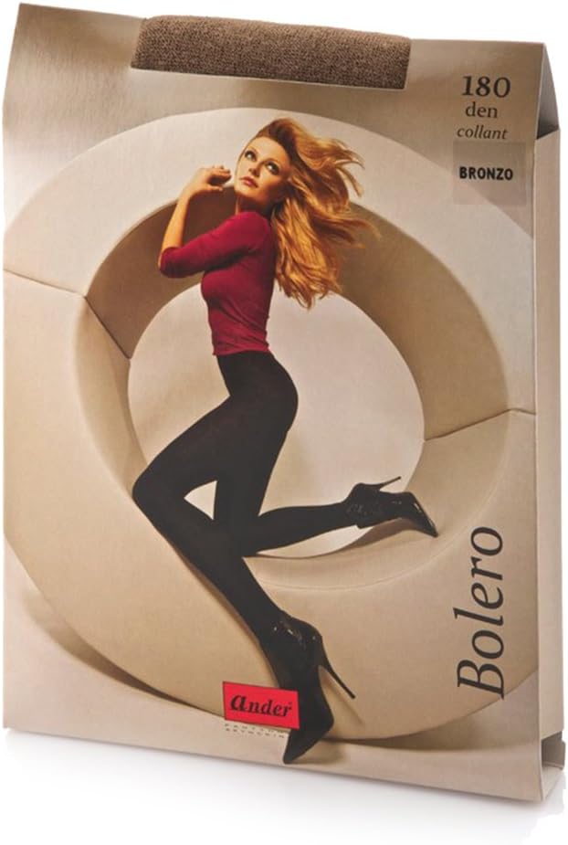 Ander Women's Plain Tights Brown Bronzo