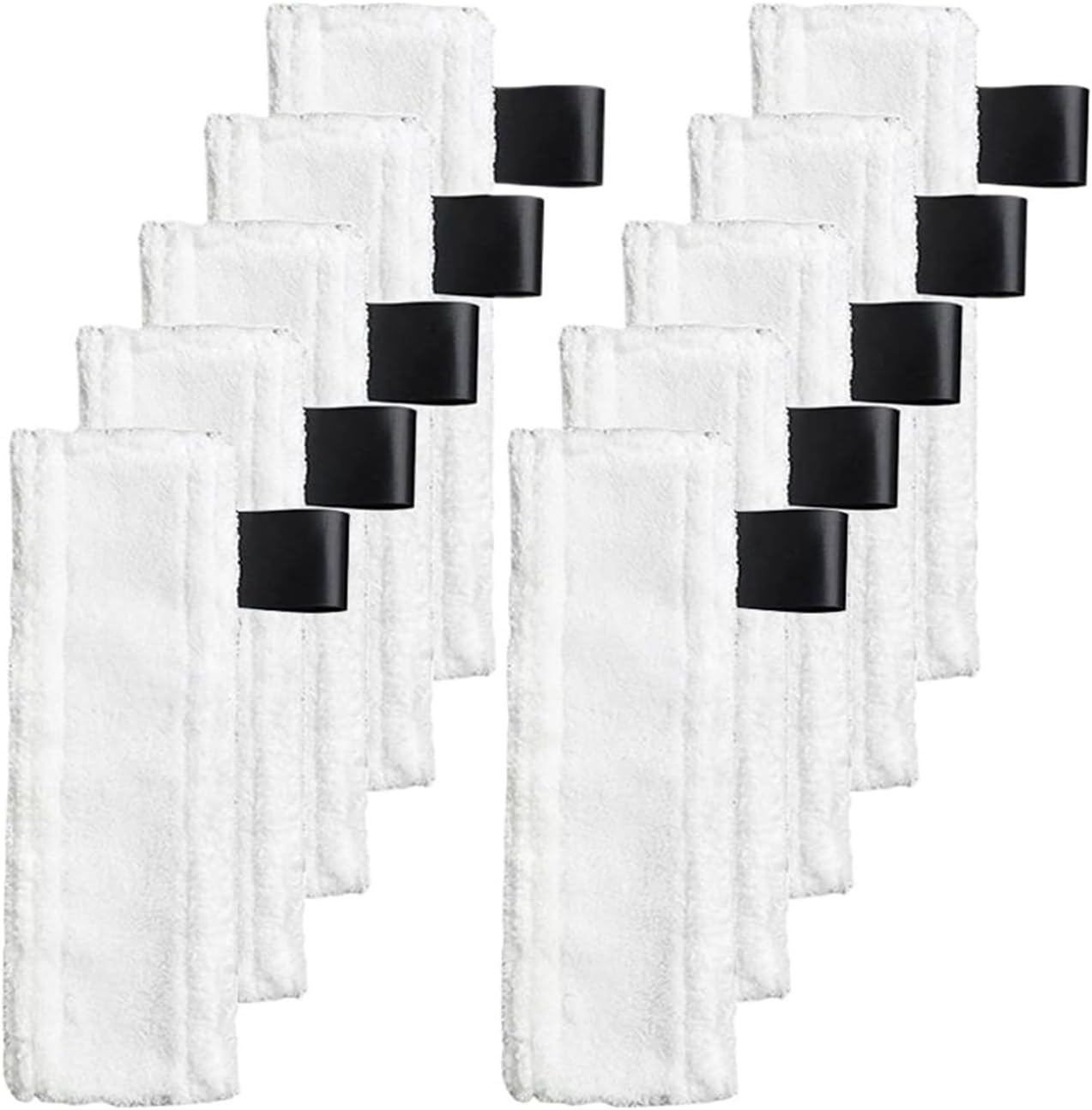 Replacement Steam Cleaner Floor Mop Cloth Cover Rags Pads,Compatible for Karcher，Easyfix SC1 SC2 SC3 SC4 SC5 Vacuum Cleaner Spare Parts,Mop Cloth Replacement(10pcs)