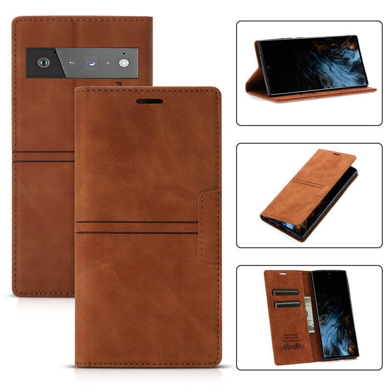Coque Google Pixel 8A marron : protégez votre écran des chutes avec style
