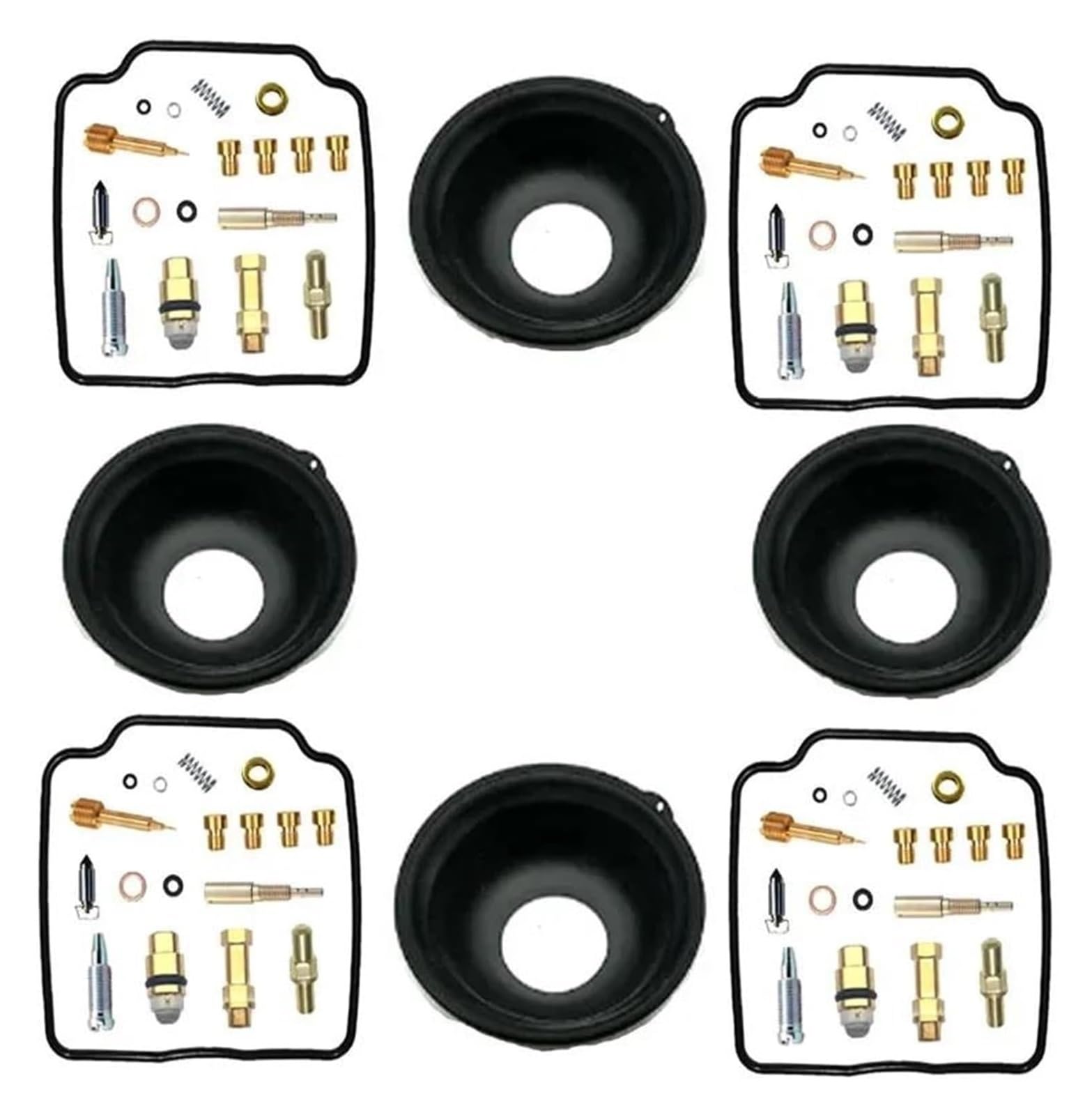 Moteur Kit De Réparation Carburateur pour Moto pour Yamaha FZ 750 1986-1991 - Joint Membrane Rechange Carburateur(Type a)