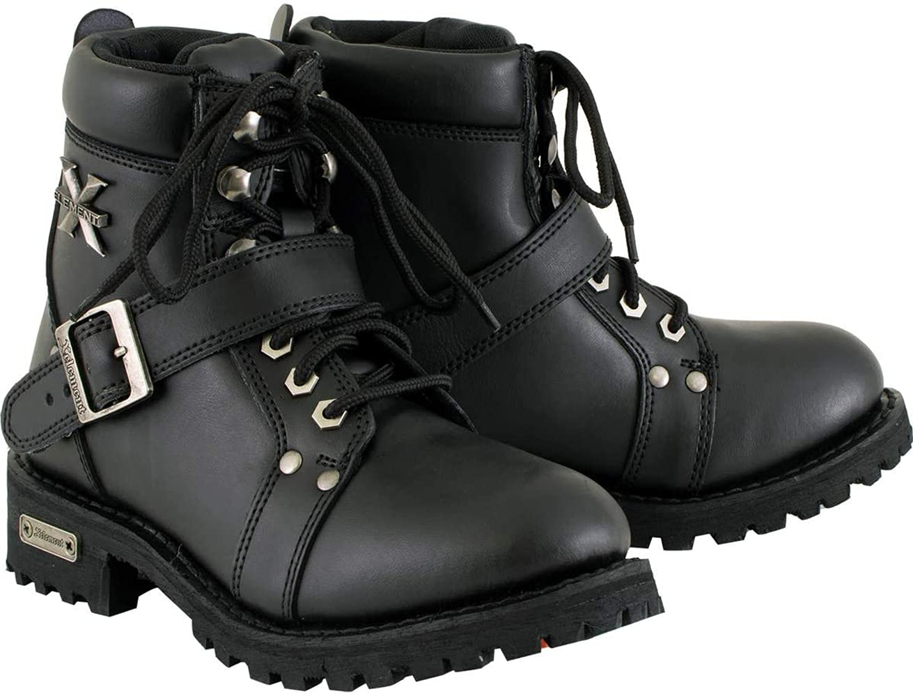 Advanced Lace-Up Motorcycle Biker Boots 