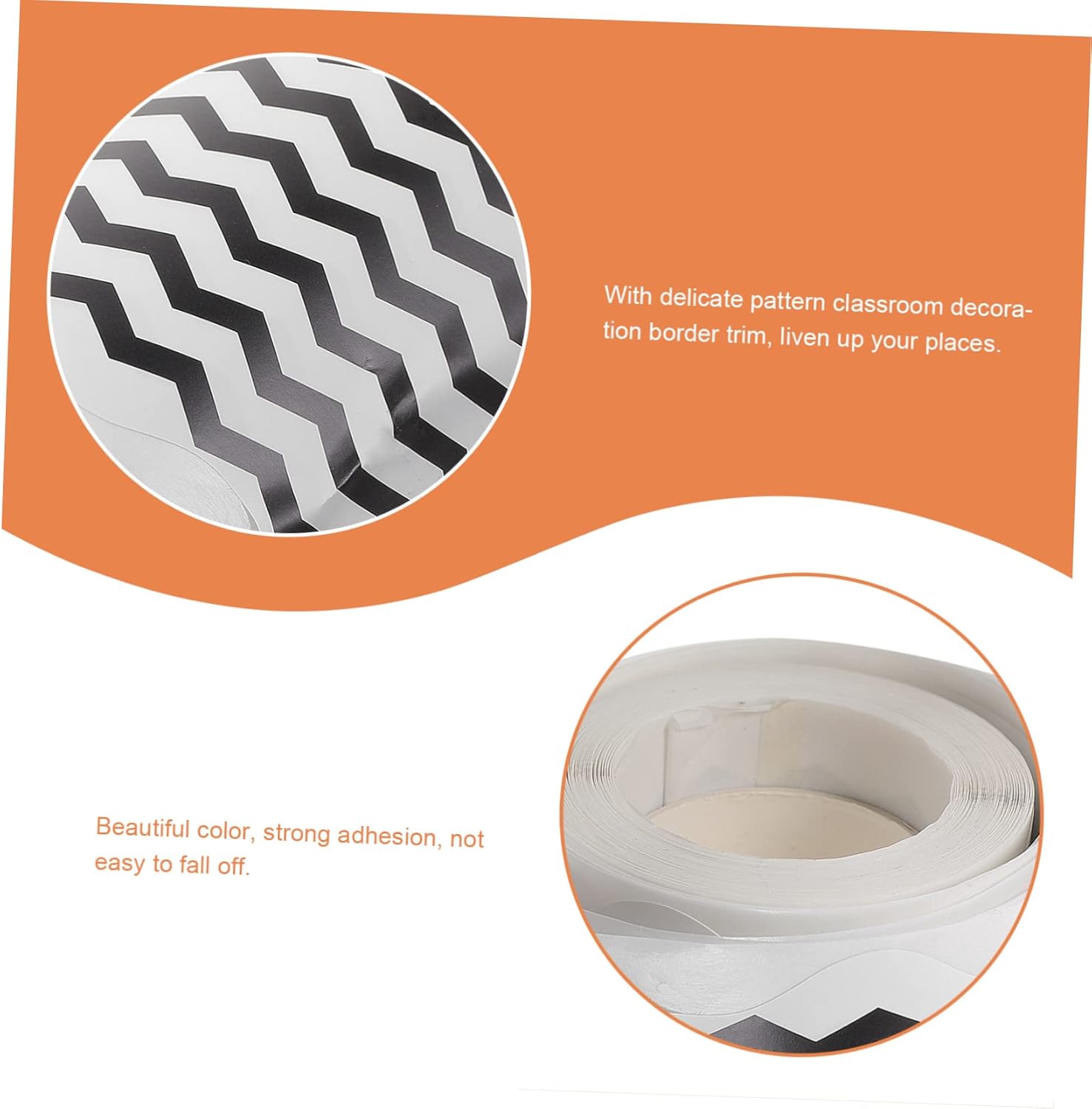 HOODANCOS 2 Rolls Bulletin Board Border Classroom Removable Adhesive Border Sticker for Diy Craft Scrapbooking 5 61Idk9+tyIL. AC SL1500