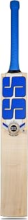 SS Custom English Willow Wood Cricket Bat Color: Beige Size: Standard for Men & Boys Shock Absorption Enhanced Flexibility Usage Against Leather Ball Professional Cricket Bat