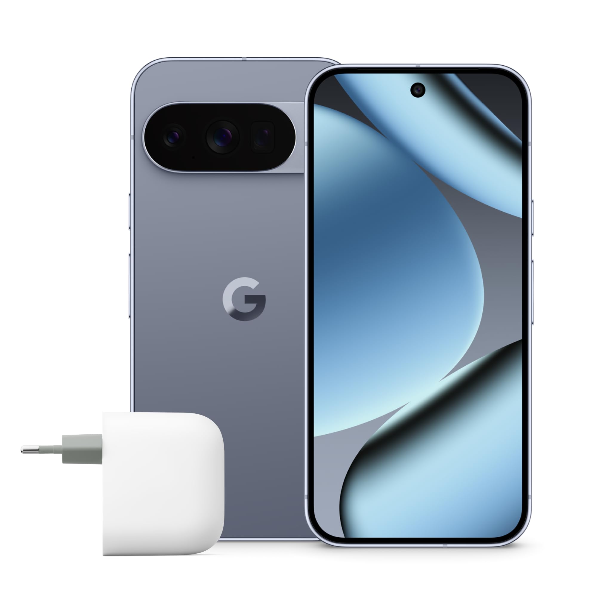 Google Pixel 10 Pro - Smartphone Android sbloccato con Gemini, sistema a tripla fotocamera posteriore, autonomia di oltre 24 ore e display Super Actua da 6,3" - Grigio argento, 256GB W/Charger