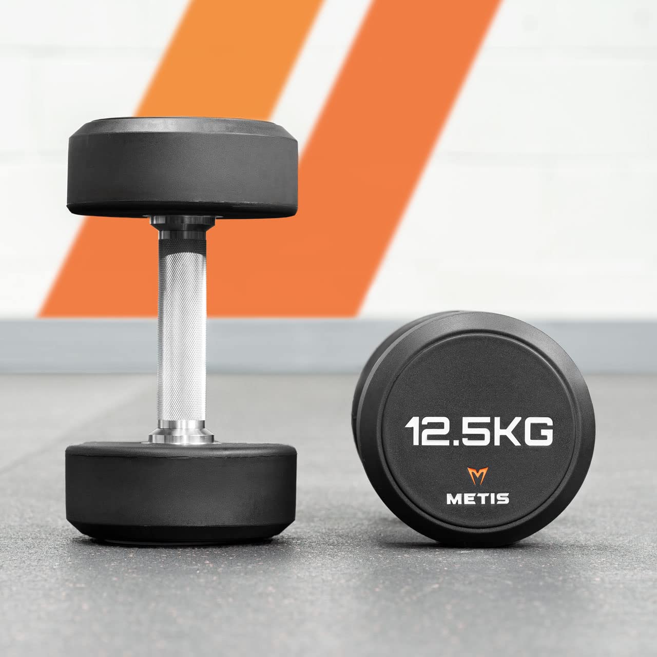 METIS Set Manubri Uretano - Set Manubri Palestra | Paia di Dumbbells per Palestre e per Uso Doemstico | Equipaggiamento da Palestra | Disponibile in Paia