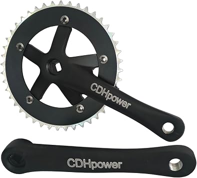 Bicycle Crankset 44T 170mm Single Speed 130 BCD