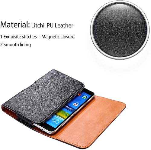 Miniatura 3 de Para Samsung Galaxy S20 FE 5G, S20 Ultra 5G, Note20 5G, Note20 Ultra 5G, S20 Ultra, S20+, Funda A71 5G, Funda de cuero con clip para teléfono