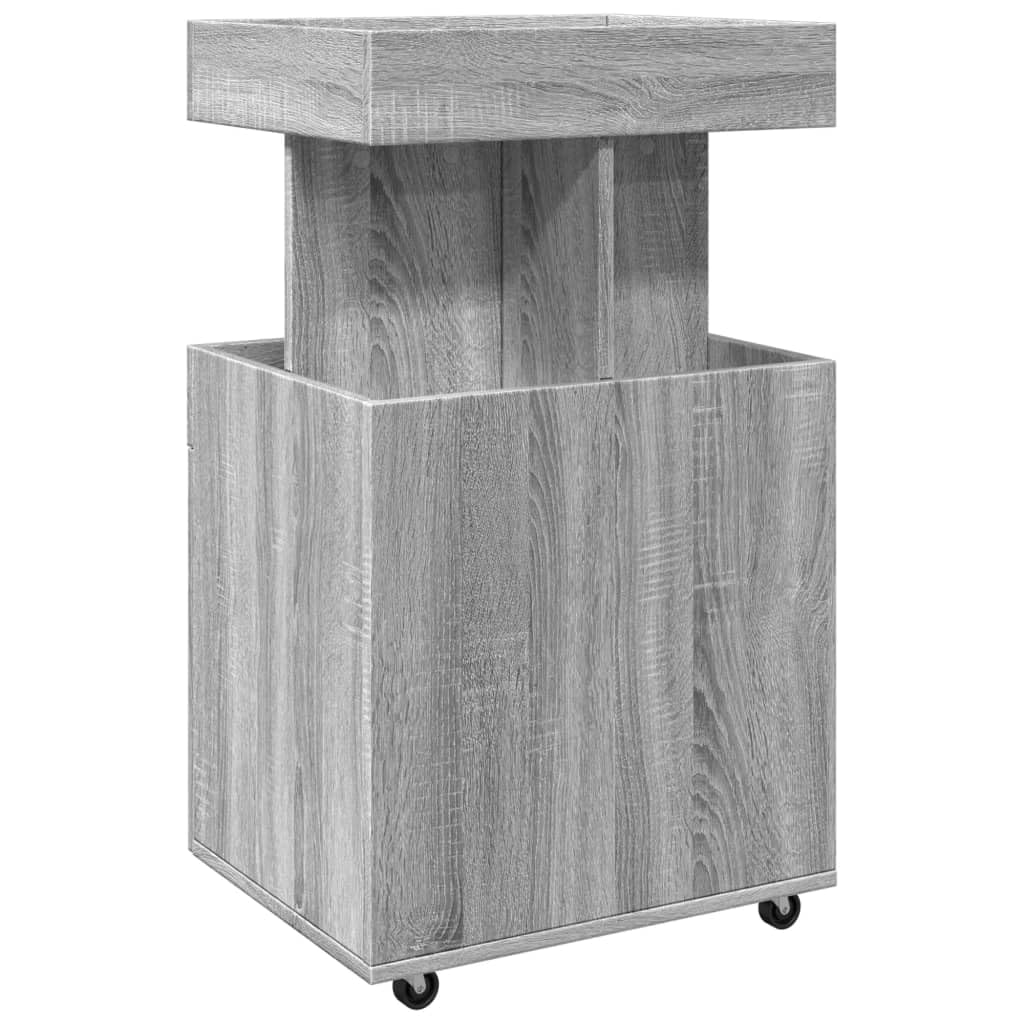 Carrello da bar grigio Sonoma, 50 x 41 x 89 cm, in legno