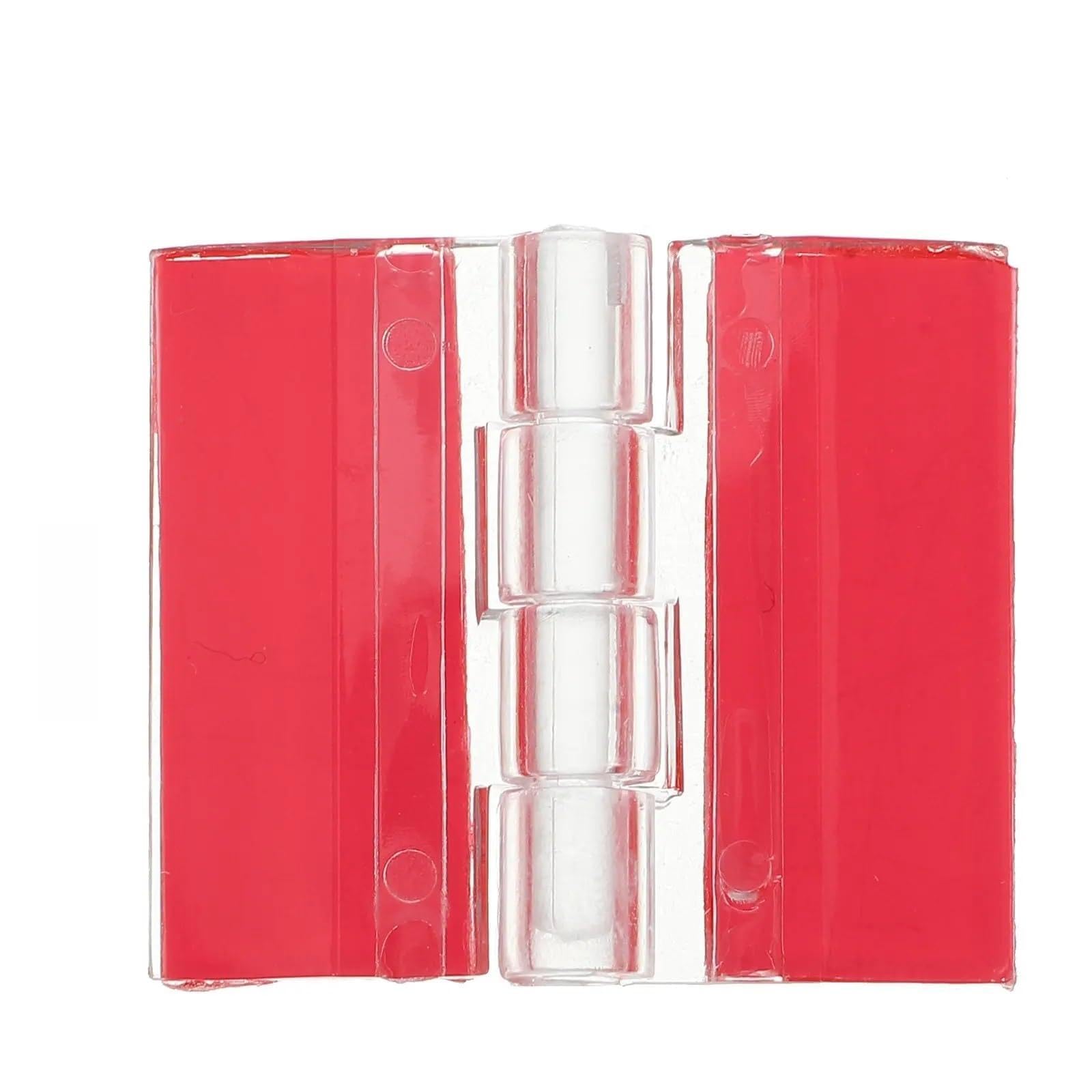 Self-Adhesive Hinges 20 Pcs Transparent Hinges Self-Adhesive Acrylic Replacement for Box Cabinet Door Lid Fish Tank(3.5X3X0.5CM)