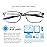 DOOViC Computer Reading Glasses 4 Pack Blue Light Blocking Glasses Anti Eyestrain Flexible Lightweight Readers for Women Men 2.75 Strength