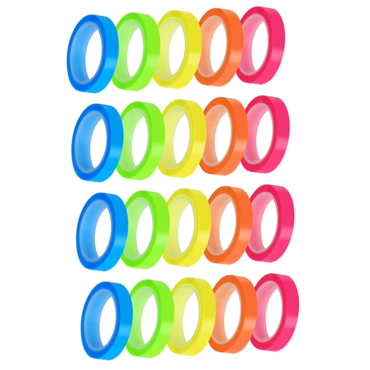 SHINEOFI 40rollos Pestañas Transparentes De Marcadores De Página Autoadhesivos Multifuncionales Para Material Escolar Resistente y Reposicionable Para y