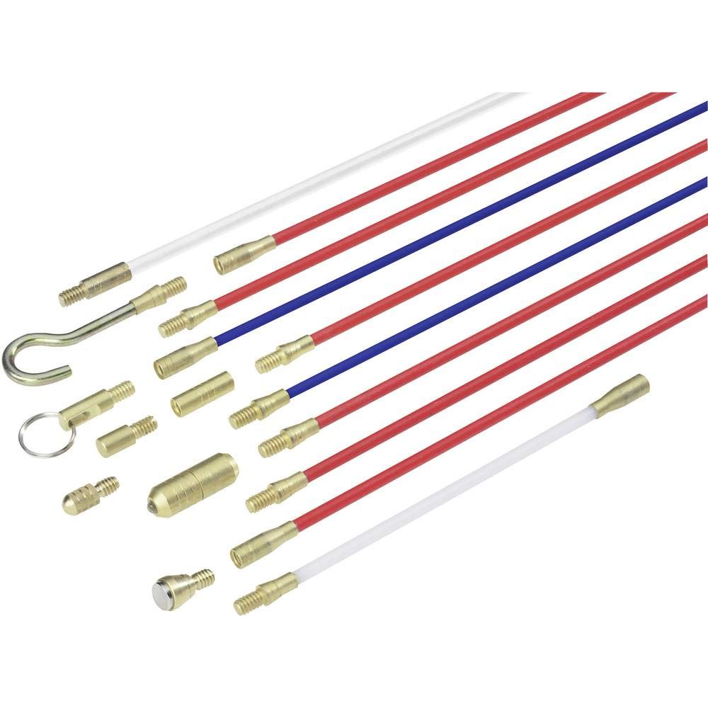 HellermannTyton Kabel-Verlegewerkzeug | Professionelles Deluxe Kabelinstallationsset, 1 Stück, Ideal zum Verlegen und Einziehen von Leitungen und Kabeln