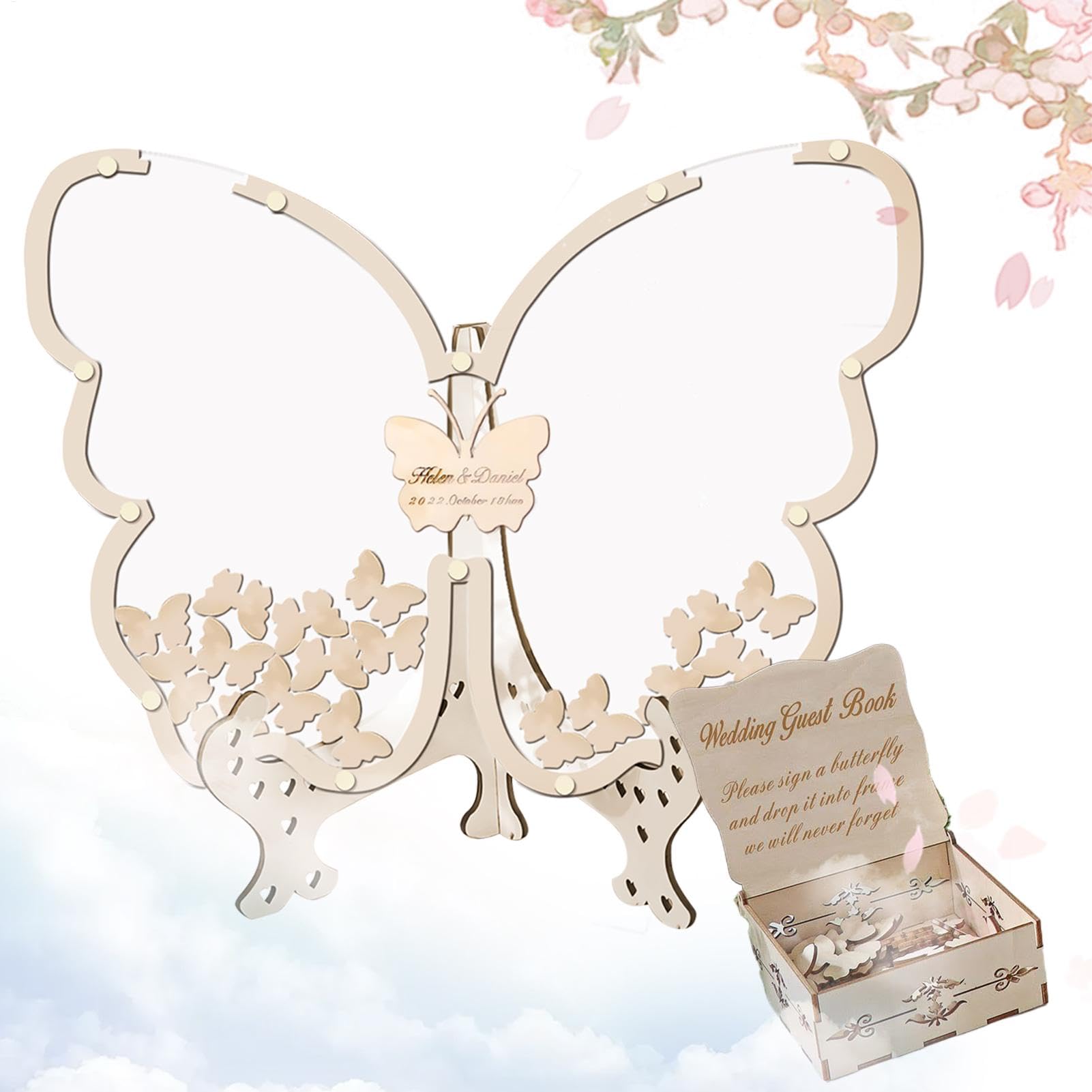 Réception de mariage et livre de mariage pour fêter un anniversaire riche en souvenirs