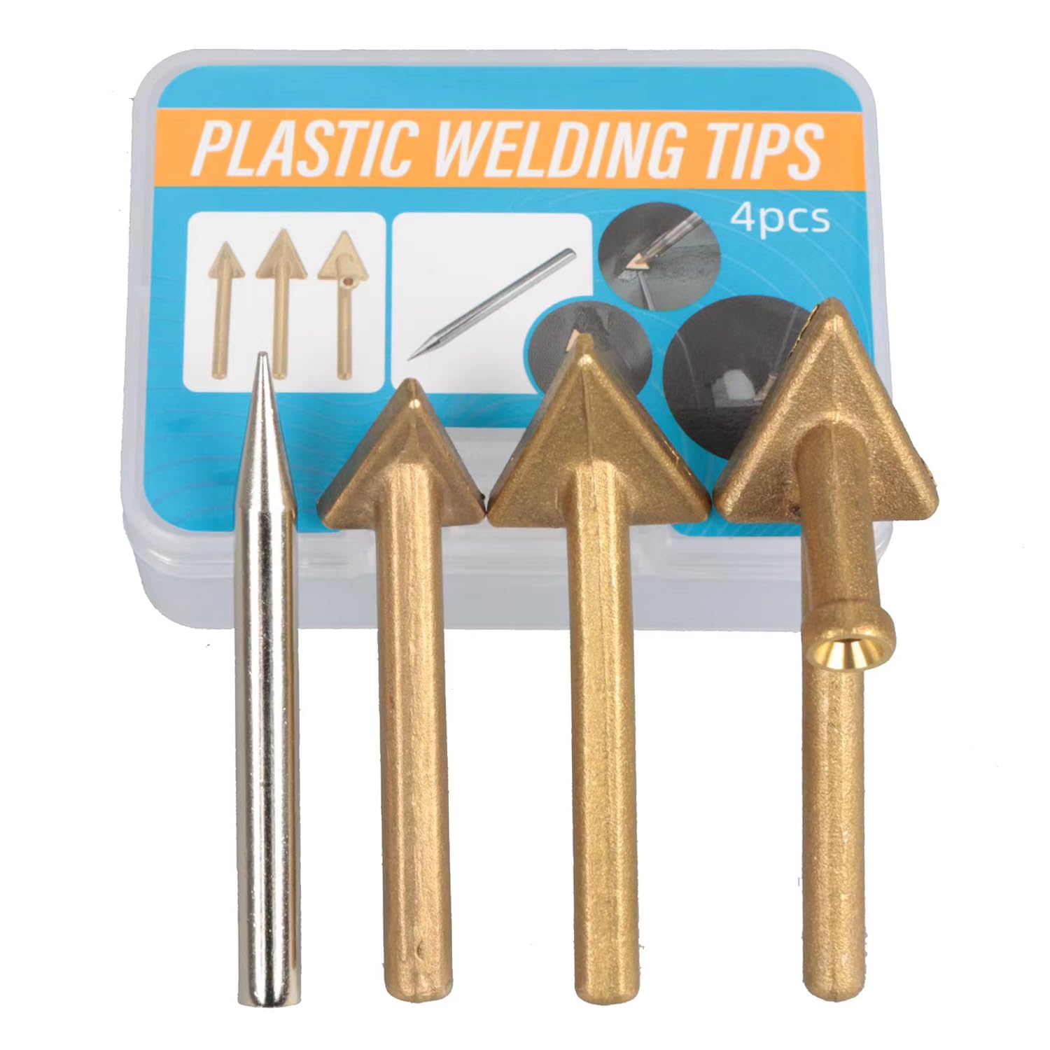 Plastic Welder Kit 4-Piece Plastic Welding Tip Kit - For Bumper/Trim ...