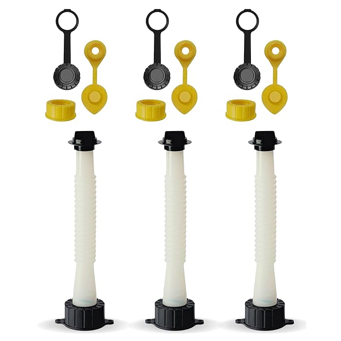 Buy Universal Gas Can Spout Replacement 5 Gal (3 Pack) Gas Can Nozzle