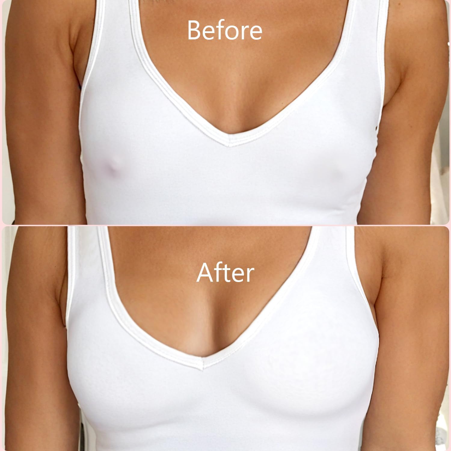 Nipple Covers for Women, Reusable Adhesive Silicone Bra Pasties for Bikini Swim,Strapless Dress - Image 5